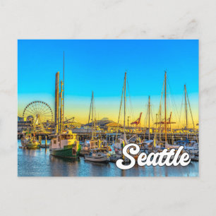 Seattle, Washington, VS Briefkaart