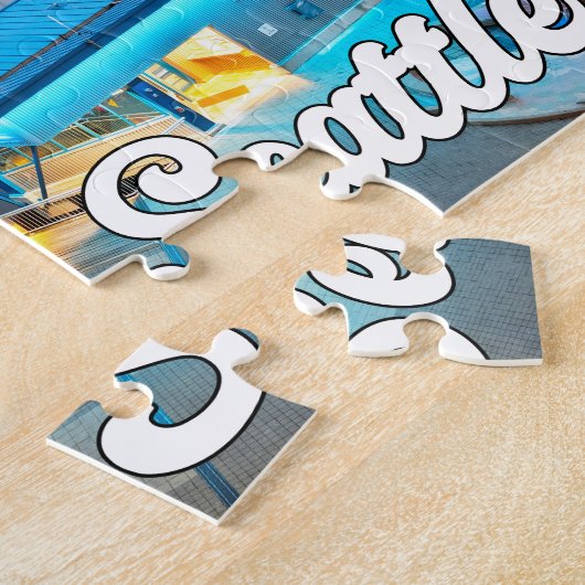 Seattle, Washington, VS Legpuzzel (Zijkant)