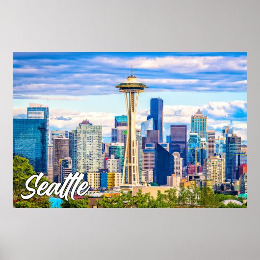 Seattle, Washington, VS Poster (Voorkant)