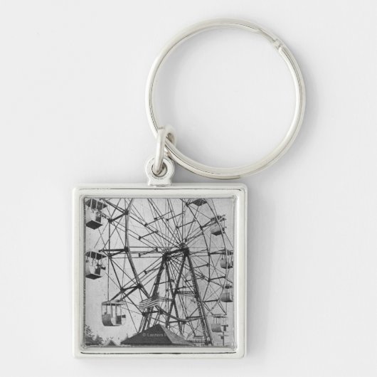 Seattle, Washington Yukon-Pacific Expo Ferris Sleutelhanger (Voorkant)