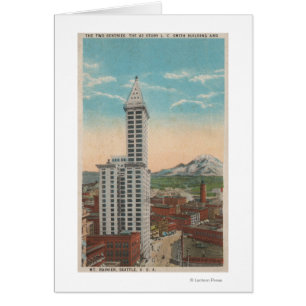 Seattle, WASmith Tower View & Mt Rainier