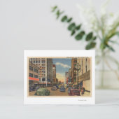 Seattle, WAView of 3rd Ave. en Pike St. Briefkaart (Staand voorkant)