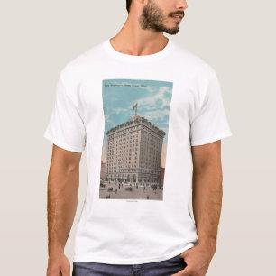 Seattle, WAView van het Washington Hotel T-shirt
