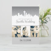 Seattle Wedding Save-the-date Save The Date (Staand voorkant)
