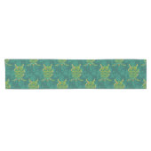 Seaturtle Aquamarine Table Runner Korte Tafelloper (Horizontaal)