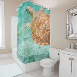 Seaturtle Douchegordijn