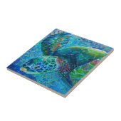 SeaTurtle Tegeltje (Zijkant)