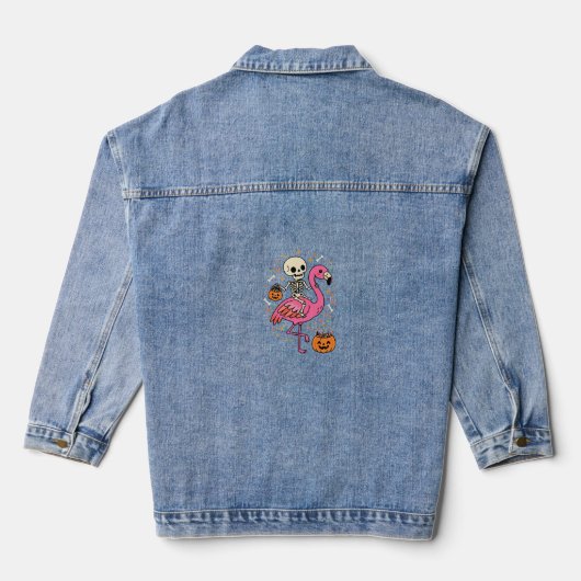 Seau de bonbons squelette de flamant rose d'Hallow (Verso)