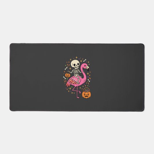 Seau de bonbons squelette de flamant rose d'Hallow (Recto)