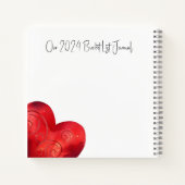 Seau plein d'amour Carnet spiral (Dos)