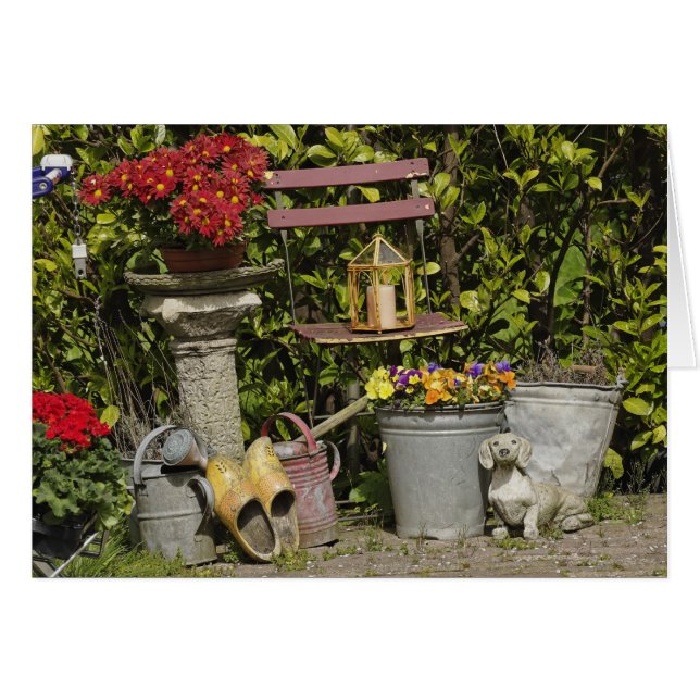 Seaux, chaussures et fleurs, Zaanse Schans, (Devant horizontal)