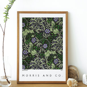 Seaweed Abstract Pattern Morris Co Poster
