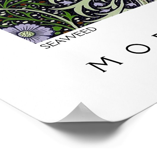 Seaweed Abstract Pattern Morris Co Poster (Hoek)