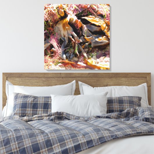 SEAWEED CANVAS AFDRUK (Insitu (Slaapkamer))