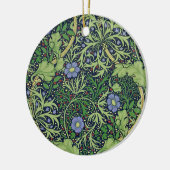Seaweed cobalt thyme - William Morris Keramisch Ornament (Links)