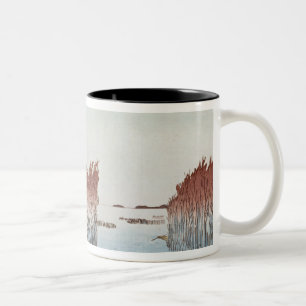 Seaweed Gatherers van Omari uit de serie Tweekleurige Koffiemok