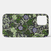 Seaweed Lila Flowers Pattern John Dearle Case-Mate iPhone Case (Achterkant (horizontaal))