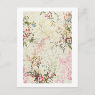 Seaweed-ontwerp voor zijde (m/v op papier) briefkaart