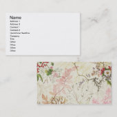 Seaweed-ontwerp voor zijde (m/v op papier) visitekaartje (Voorkant / Achterkant)