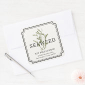 Seaweed Soy Wax Candle Label (Envelop)
