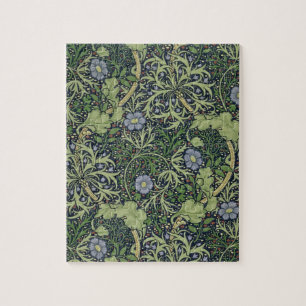 Seaweed Wallpaper Design, gedrukt door John Henry  Legpuzzel
