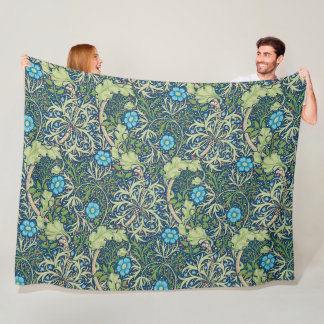 Seaweed, William Morris Fleece Deken