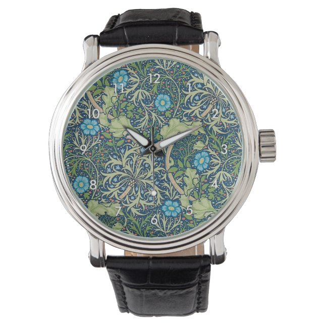 Seaweed, William Morris Horloge (Voorkant)