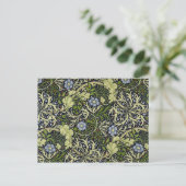 Seaweed William Morris Wallpaper Briefkaart (Staand voorkant)
