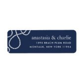 Seaworthy Return Address Label | marine (Voorkant)