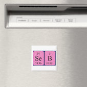 Seb periodiek table name magnet magneet (Insitu (Vaatwasser))