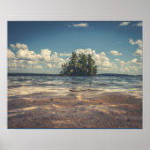 Sebago Lake Island, Value Poster Paper (Matte) (Devant)