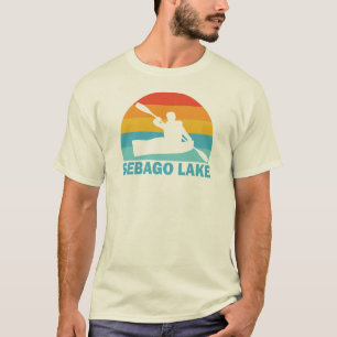 Sebago Lake Maine Kajak T-shirt