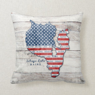 Sebago Lake Maine Pillow Kussen