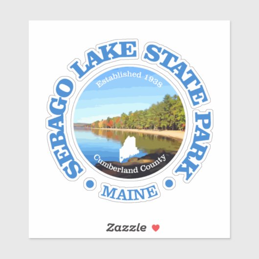 Sebago Lake SP Sticker (Vel)