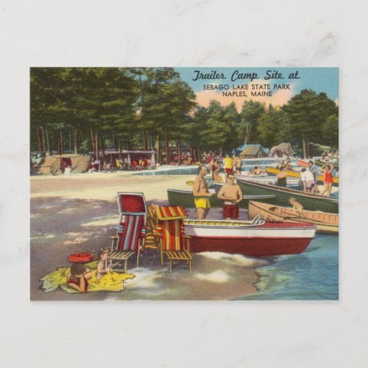  Sebago Lake State Park Napels, Maine Briefkaart (Voorkant)