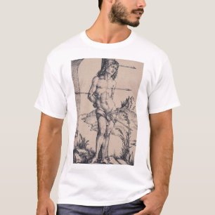 Sebastiaan vastgebonden aan een kolom t-shirt