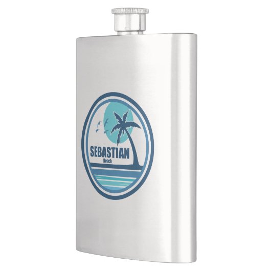 Sebastian Beach Fort Lauderdale Palm Tree Vogels Flacon (Links)
