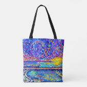 Sebastian Inlet Cotton Snoep Sky Draagtas (Achterkant)