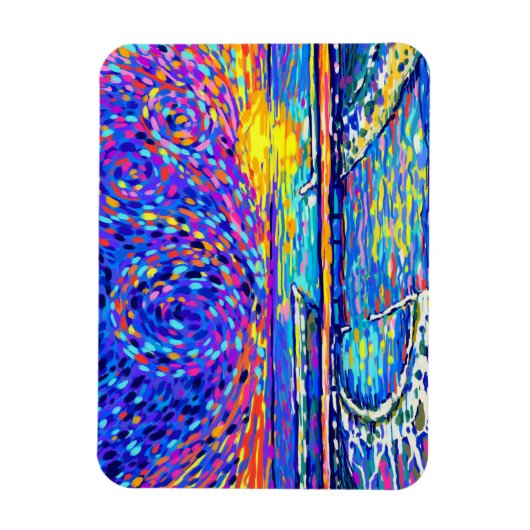 Sebastian Inlet Cotton Snoep Sky Magneet (Verticaal)