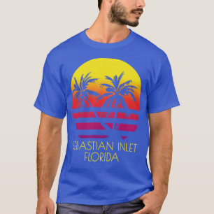 Sebastian Inlet Florida Tropical Sunset Pa T-shirt