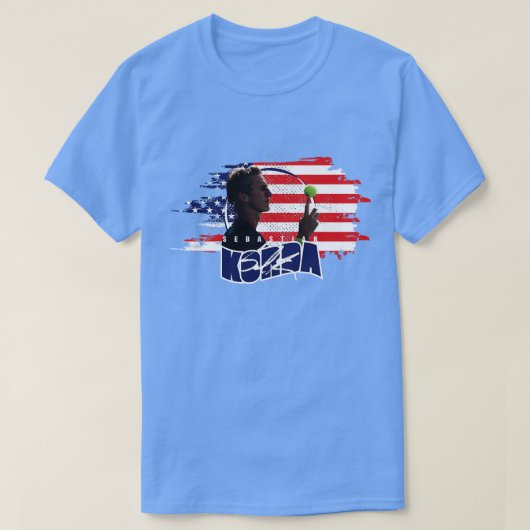 Sebastian Korda T-shirt (Design voorkant)