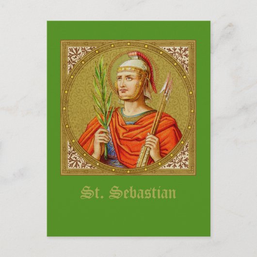 Sebastian (SNV 24) (Square Afbeelding) Verticaal Briefkaart (Voorkant)