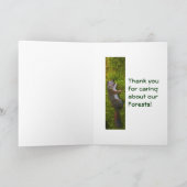 SEBASTIAN SQUIRREL Note Cards Kaart (Binnen)