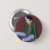 Sebastion Ronde Button 5,7 Cm (Voorkant /achterkant)