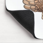 Sebright Bantam Rooster Mousepad Muismat (Hoek)