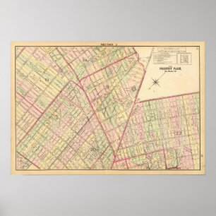 Sec 5 Brooklyn-kaart Poster
