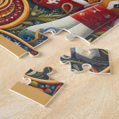 SEC Championship Flok Art Design Legpuzzel (Zijkant)