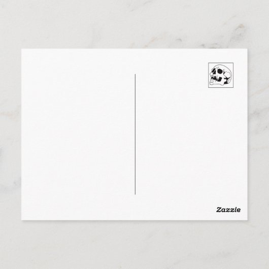 Sec comme un Motif os I carte postale (Dos)