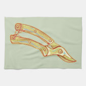 Secateurs tuingereedschap theedoek (Horizontaal)