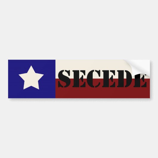 SECEDE Bumpersticker (Voorkant)